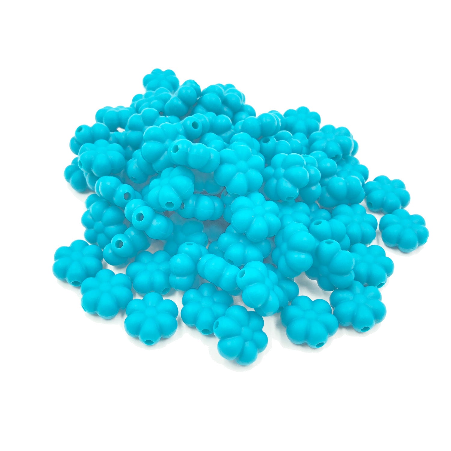 Cuentas sueltas de calabaza multicolor de calabaza de calabaza de silicona al por mayor